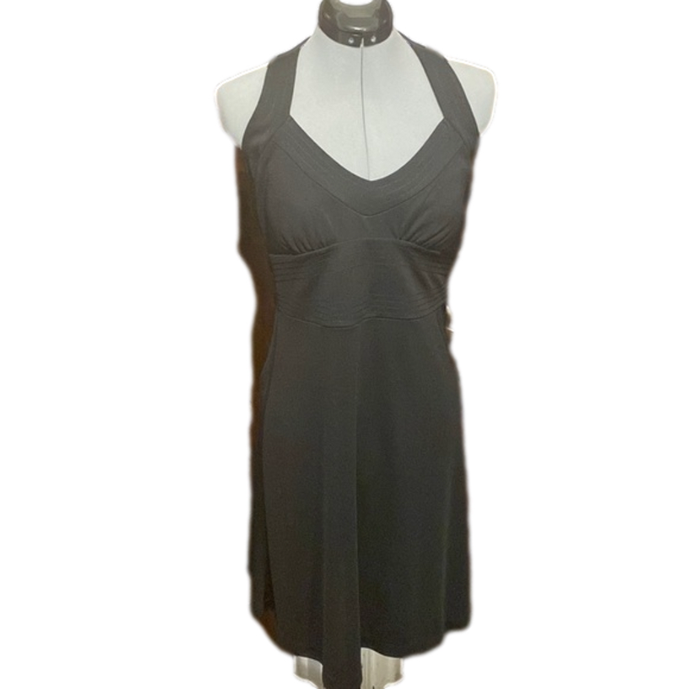 Banana Republic Black Halter Dress